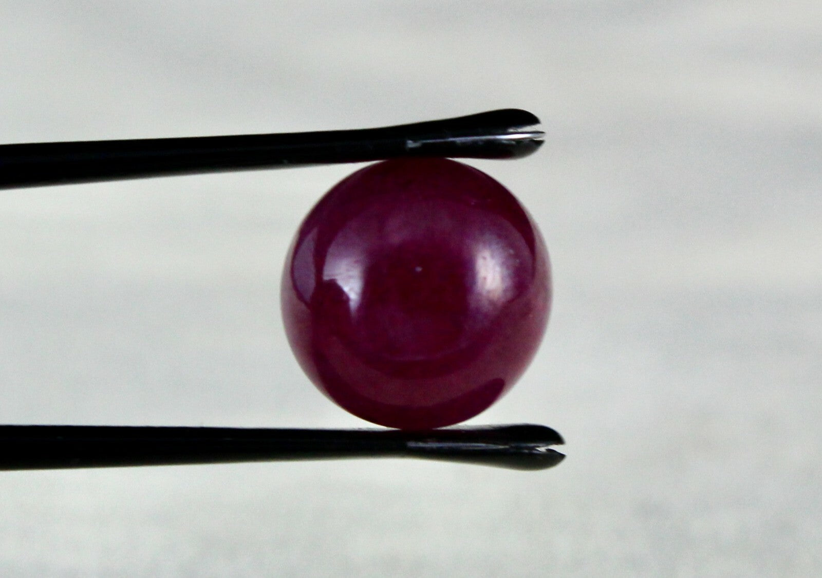 Certified Natural Ruby Round Cabochon 10.87 Ct Gem Ring Pendant Design