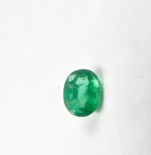 Oval Cut 8x6 Mm Natural Zambia Emerald Gemstone 1.40 Carat For Ring Pendant