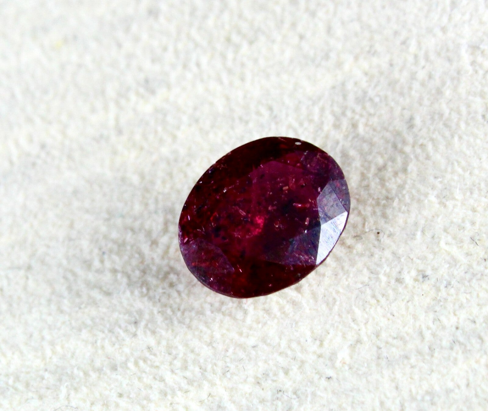 Certified Natural Red Untreated Ruby 5.38ct Oval Astrology Ring Pendant