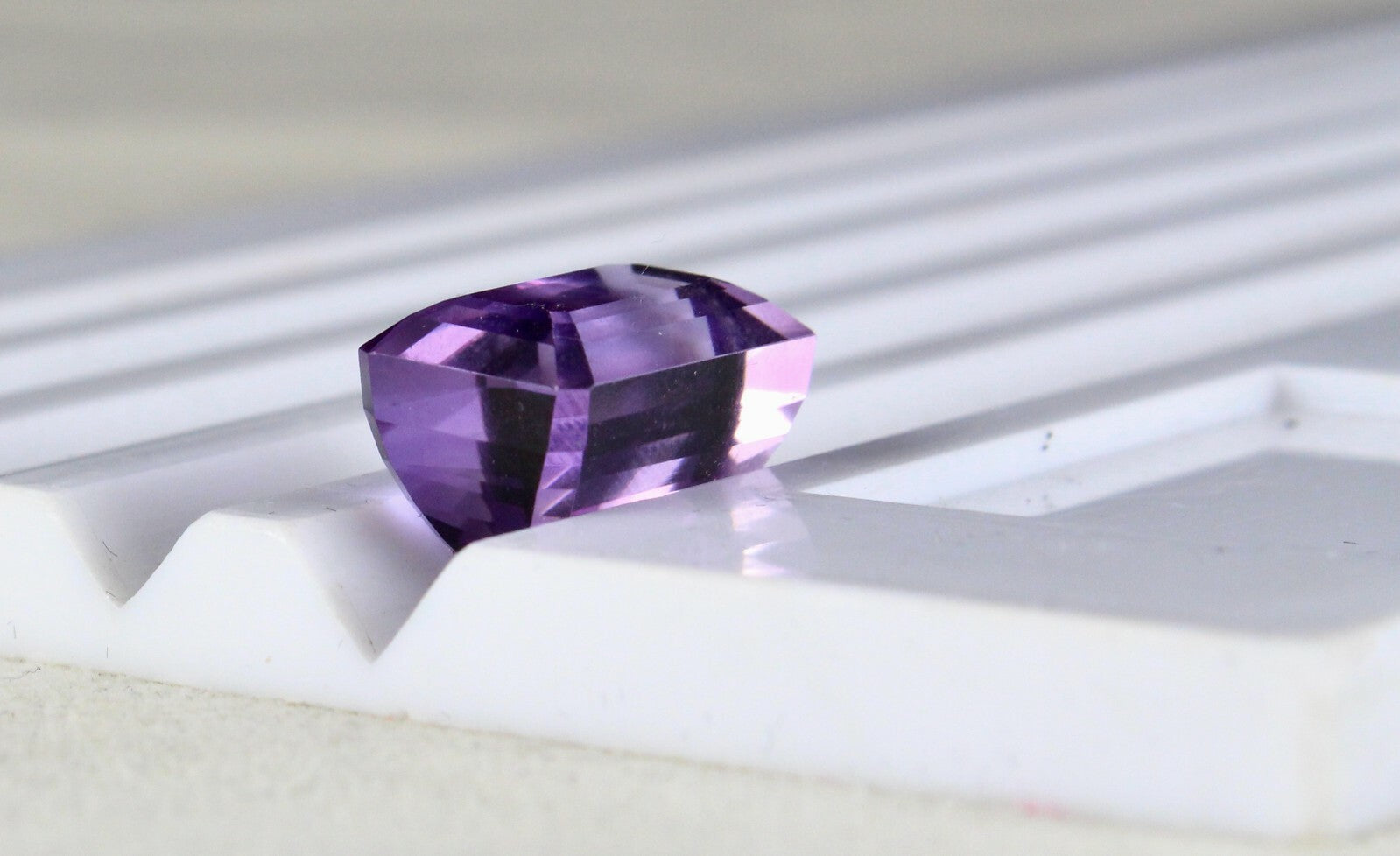 Natural Amethyst 17.54 Ct Octagon Cut 17x11mm Gemstone Pendant Ring