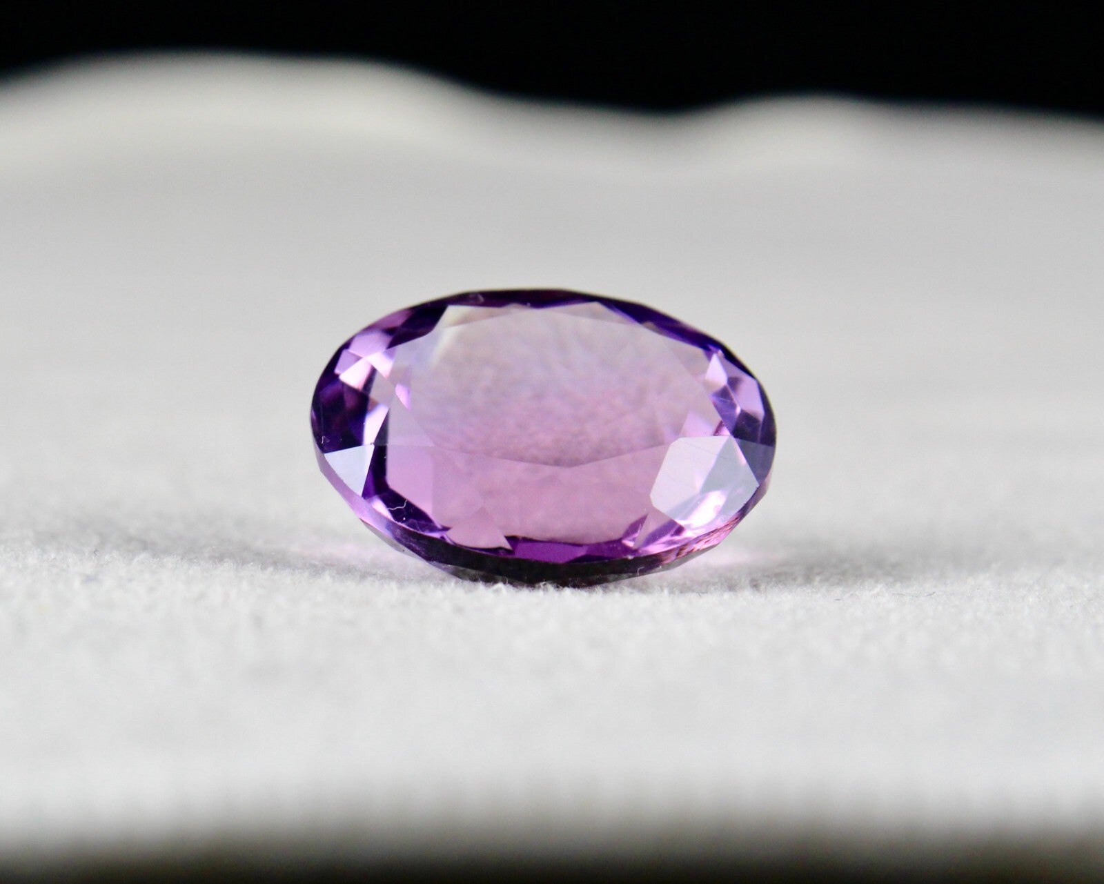 Large Natural Amethyst 18x15mm Oval Fine Cut Gemstone 16.08 Ct Pendant Ring