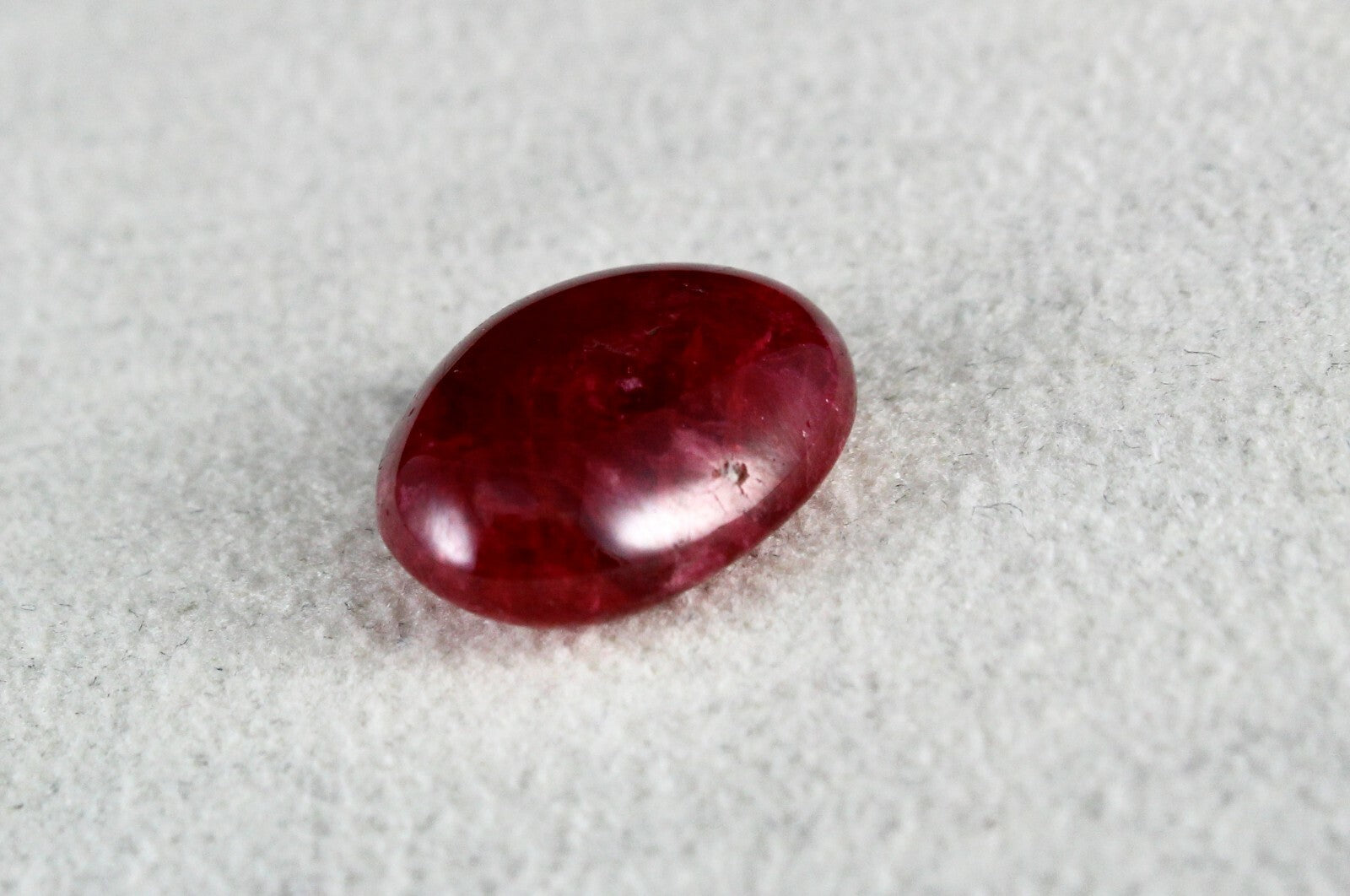 Certified Natural Red Spinel Cabochon 18x13mm 16.12ct Gem Ring Pendant