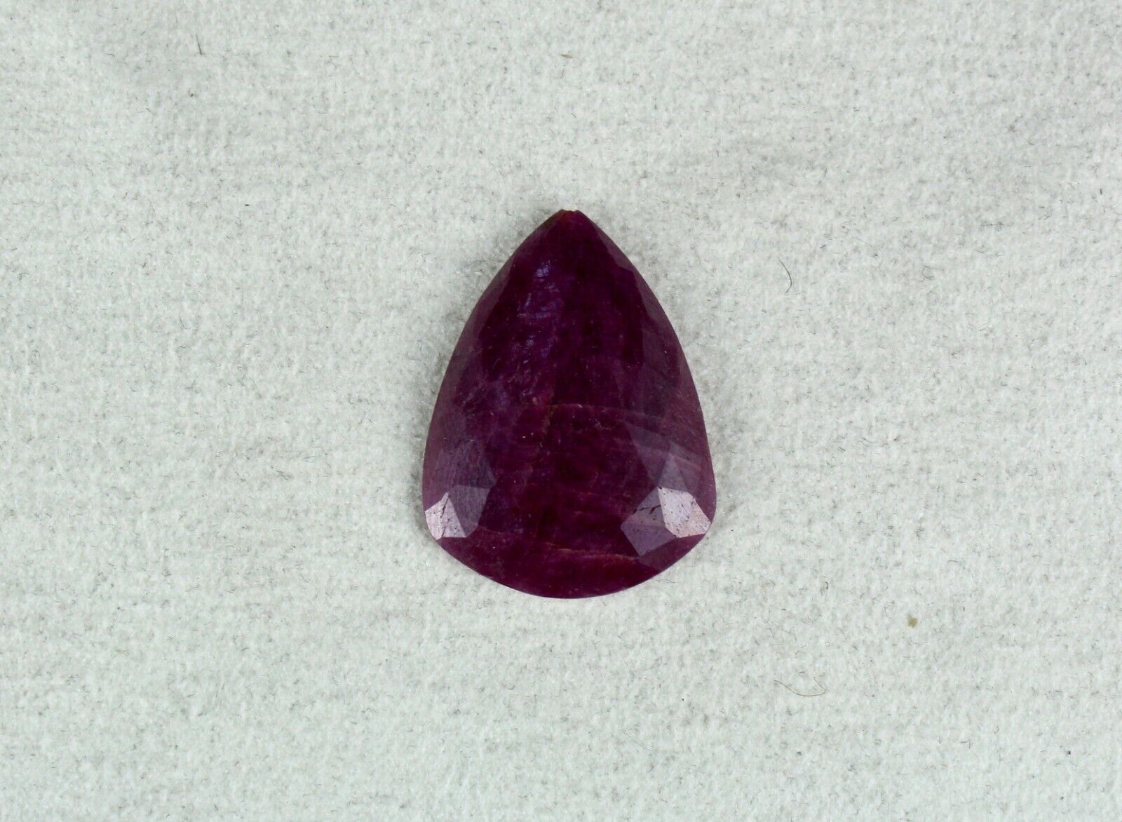 Unheated Natural Ruby Fancy Faceted Cabochon 27 Ct Gemstone Designing Pendant