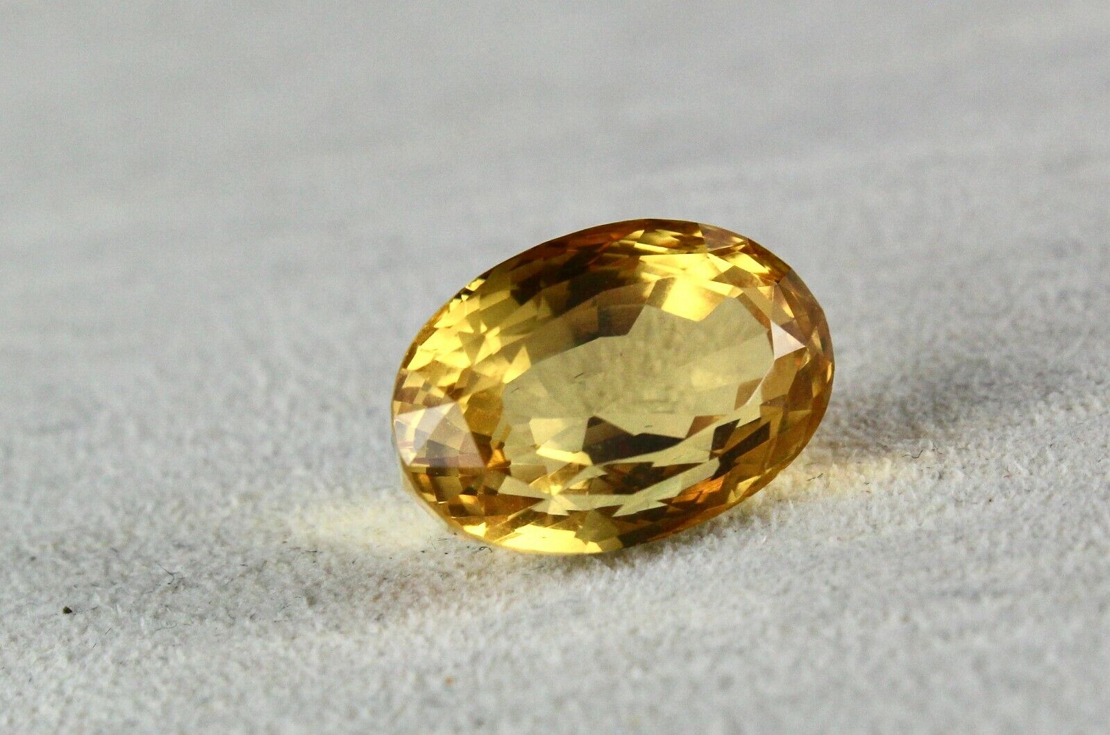 Natural Yellow Citrine Oval Cut 20x13 mm 20.78 Cts Loose Gemstone Ring Pendant
