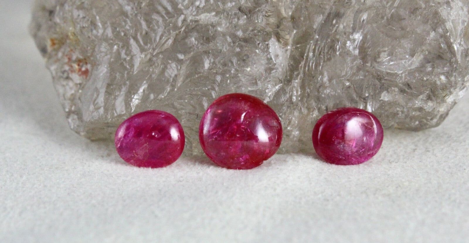 Certified Natural Ruby 12.23 Ct Oval Cabochon Loose Gemstone For 3 Stone Ring