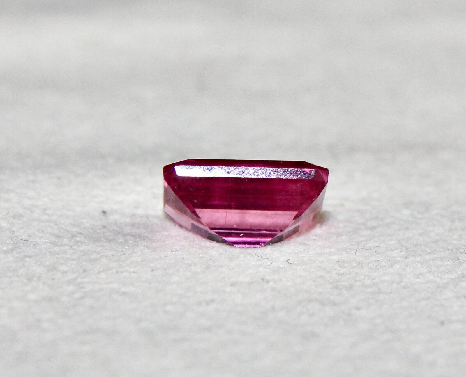 Natural Rubellite Pink Tourmaline Octagon Cut 5.6 Ct Clean Gemstone Ring Pendant