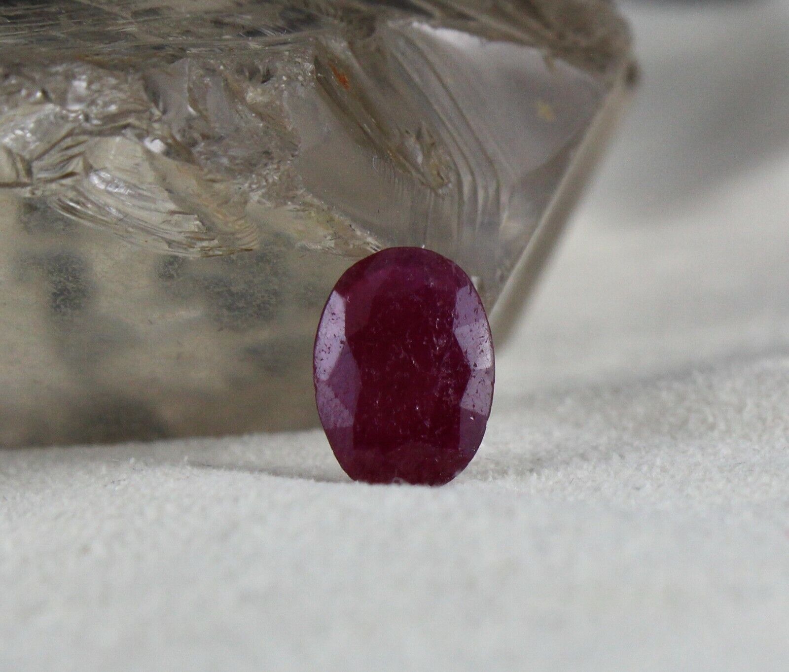 NATURAL RED UNTREATED RUBY OVAL CUT 2.19 CARATS ASTROLOGY GEMSTONE RING PENDANT