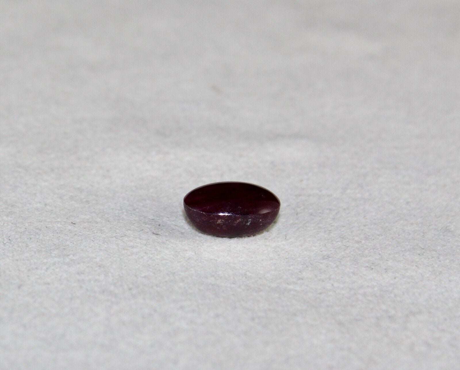 Natural 6 Line Star Ruby Oval Cabochon 7.37 Ct Loose Gemstone For Ring Pendant