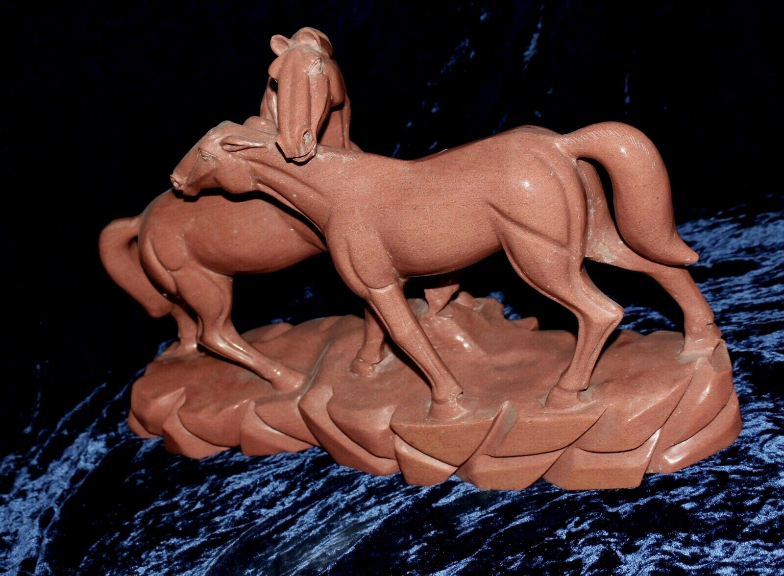 Certified Big Rare Natural Orange Jade 28 Kilo Carved Gemstone Horse Statue