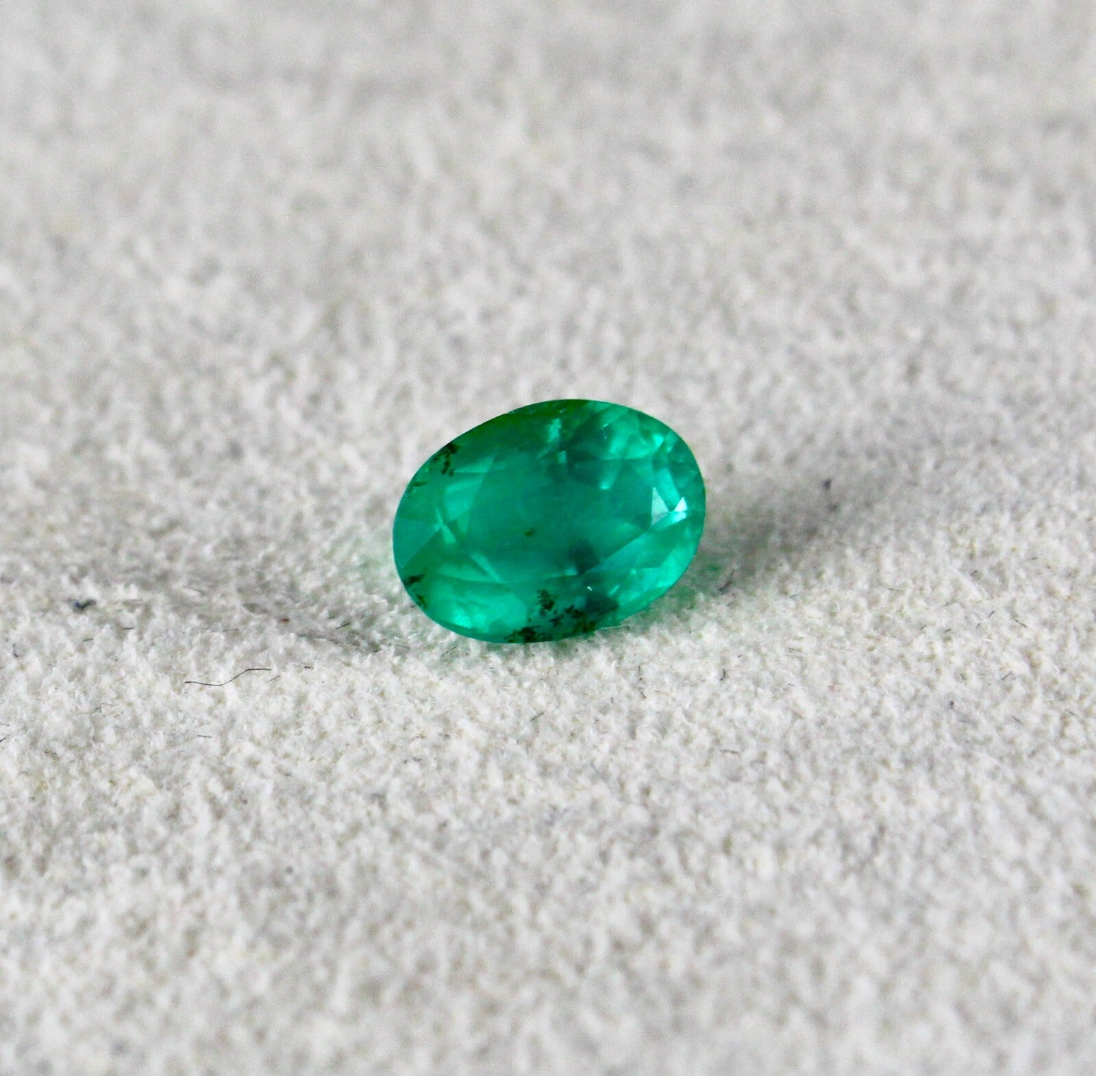Natural Zambian Emerald 1.12ct Oval Cut Gemstone Ring Pendant