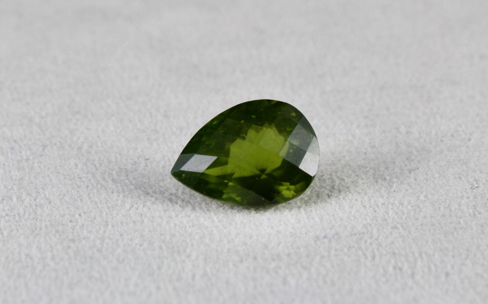 Natural Green Vesuvianite Idocrase Pear 18x13mm 14.51ct Gemstone Ring Pendant
