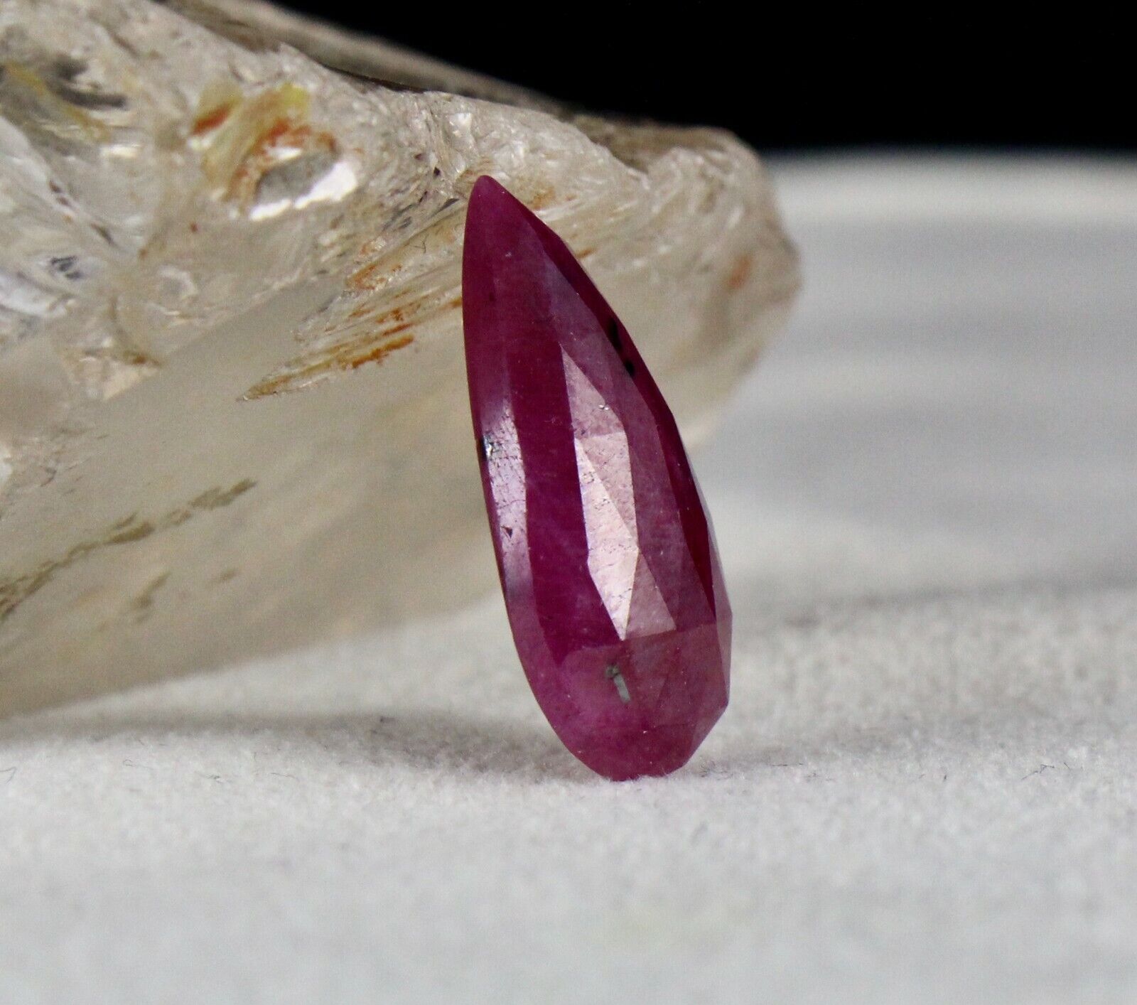 Natural Ruby Set Pear Cut 11 Pcs 69.58 Carats Untreated Gemstone Fine Designing