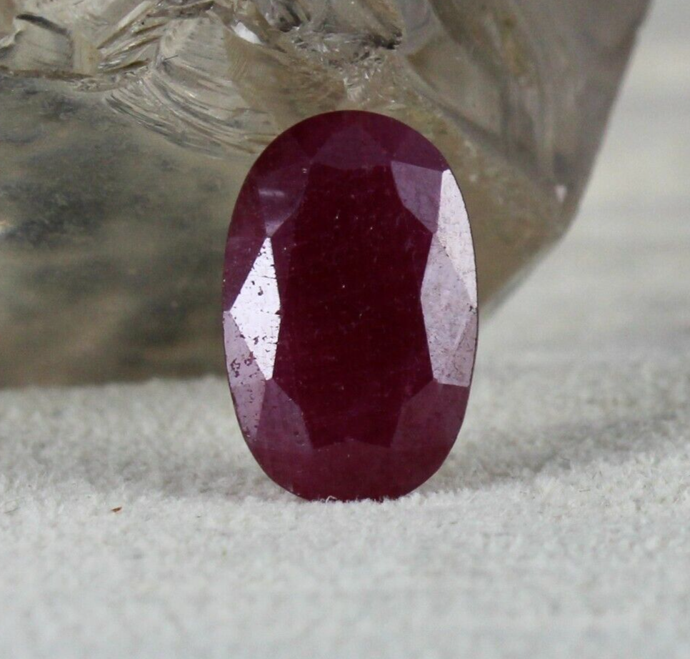 Finest Natural Red Ruby 6.67 Ct Oval Cut Gemstone For Ring Pendant Jewelry