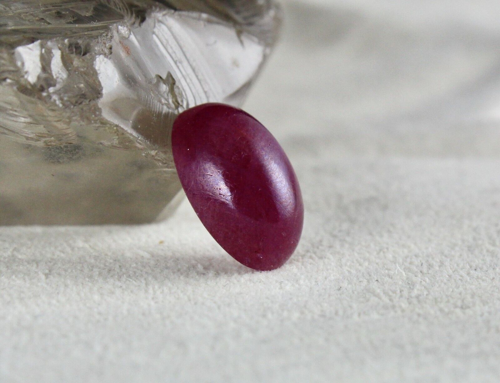 Natural Ruby Oval Cabochon 12.05 Cts Untreated Gemstone Designing Ring Pendant