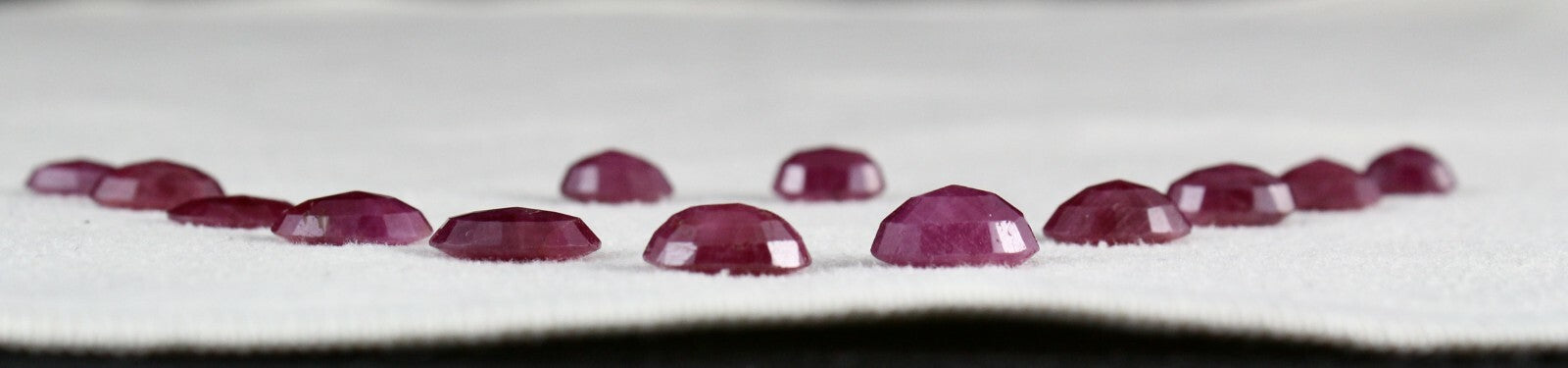 Certified Natural Ruby Oval Cut Set 13 Pcs 39.85 Ct Untreated Gemstone For Women