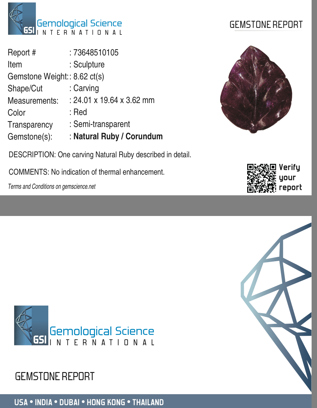 Certified Natural Ruby Engraved Leaf Pair 2 Pc 17.79 Ct Loose Gemstone Earring