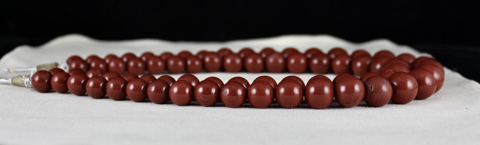 Natural Red Jasper Beads Round 1300 Ct Fashion Gemstone Necklace