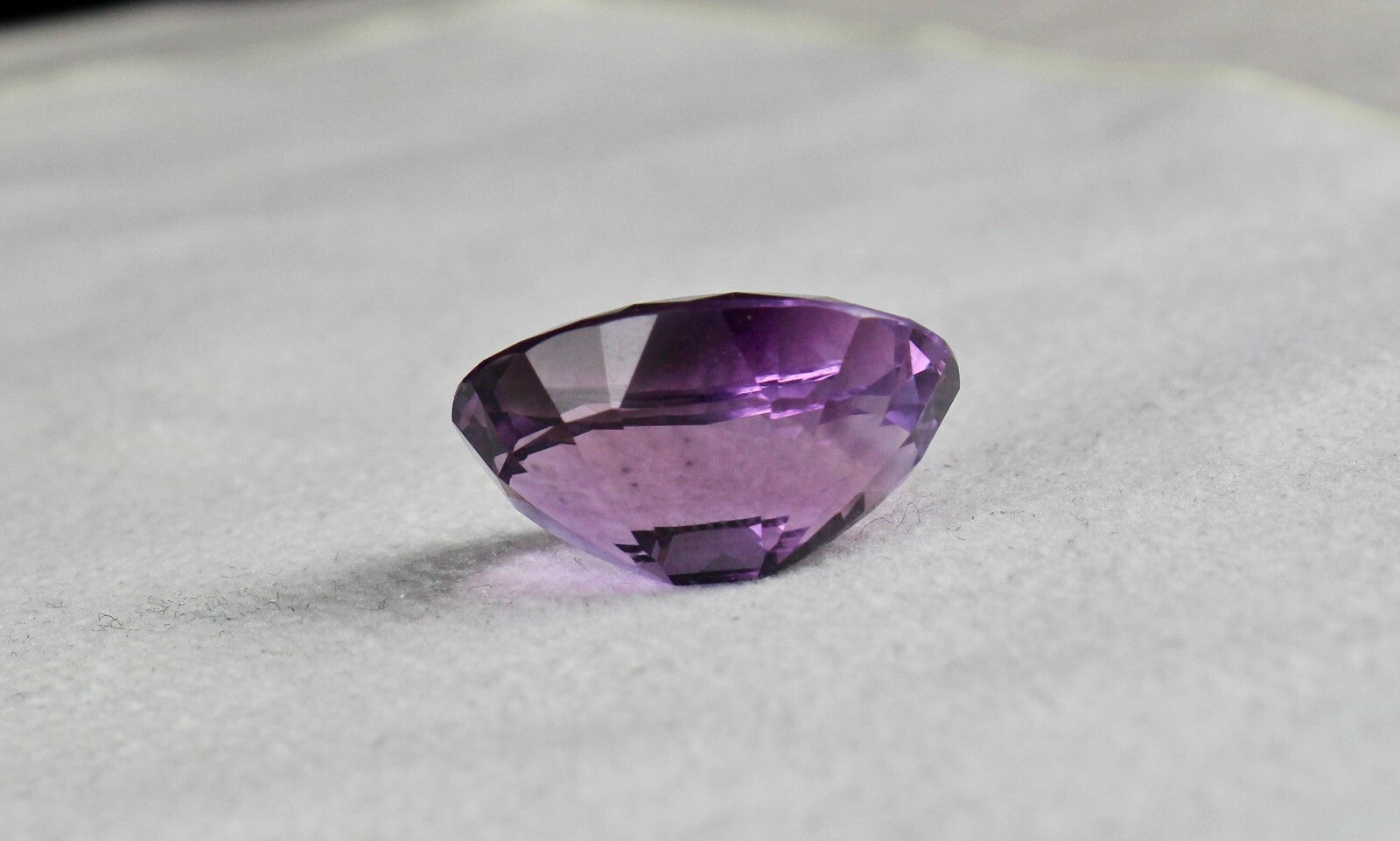 Natural Amethyst Oval Cut Gemstone 32.60 Ct 24x18mm Pendant Ring Design