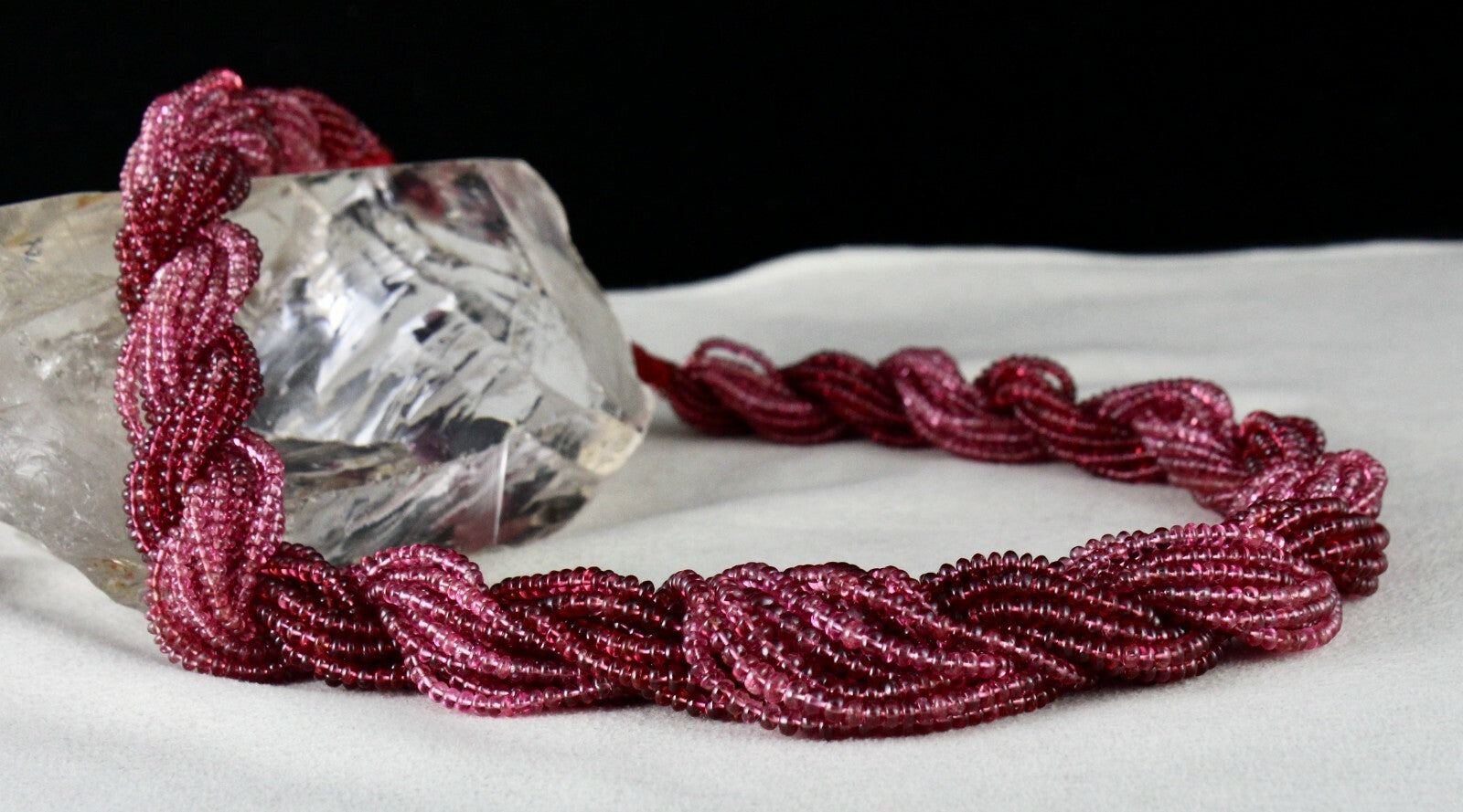 Certified Natural Spinel Beads Round 640 Ct Gemstone Party Necklace 20 L