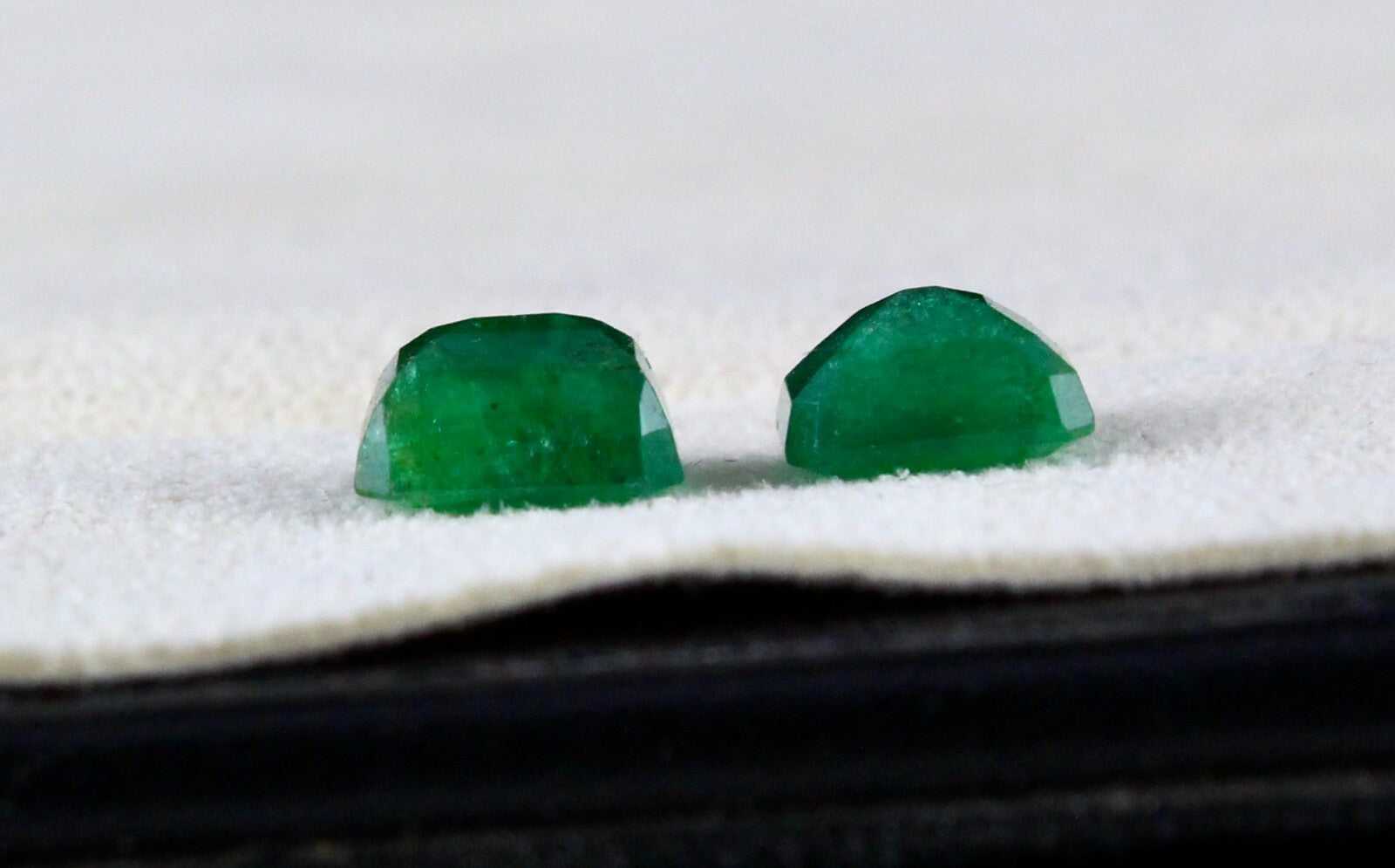 Certified Natural Emerald Octagon Cut Pair Gemstone 2 Pcs 3.57 Ct Earring Design