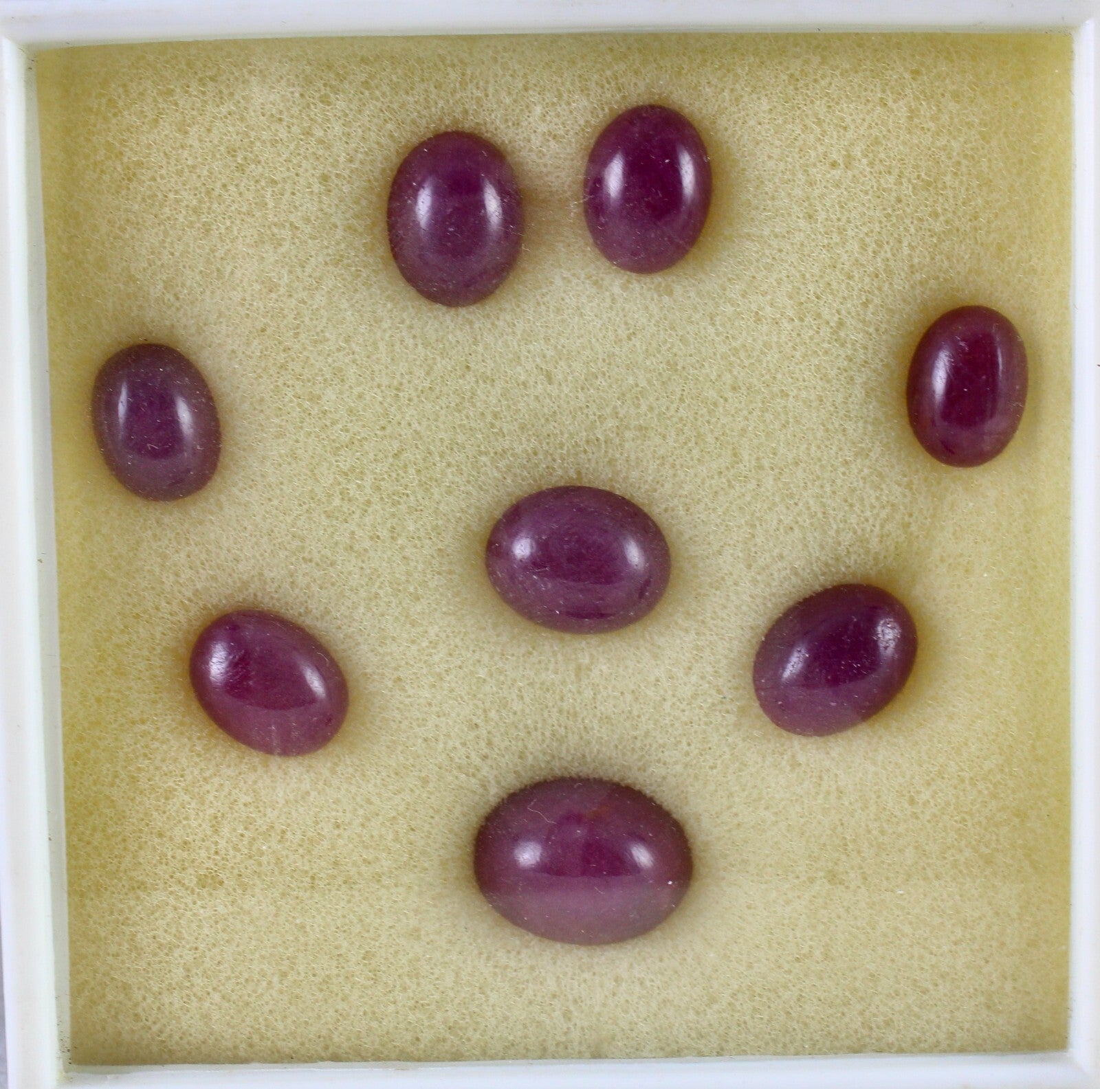 Certified Natural Untreated Ruby Cabochon 103.70ct Gemstone Set Earring Ring