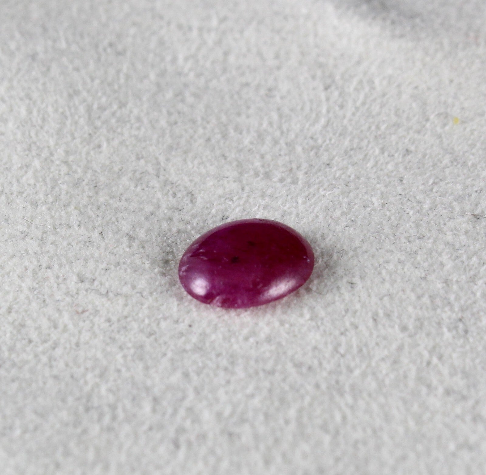 Natural Ruby Oval Cabochon 2.06 Ct Loose Red Gemstone Ring Pendant Design