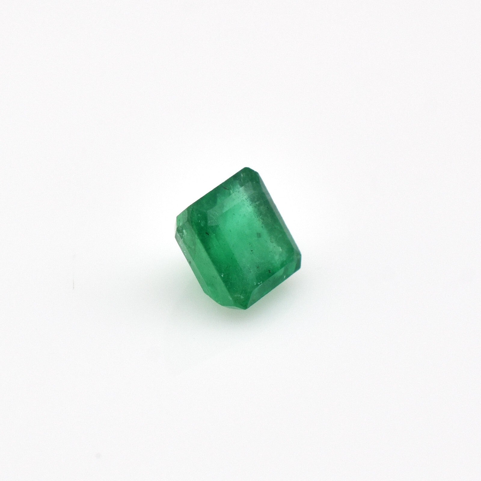 Natural Emerald 6mm 0.81 Ct Square Gemstone Ring/may Birthstone Gift For Her