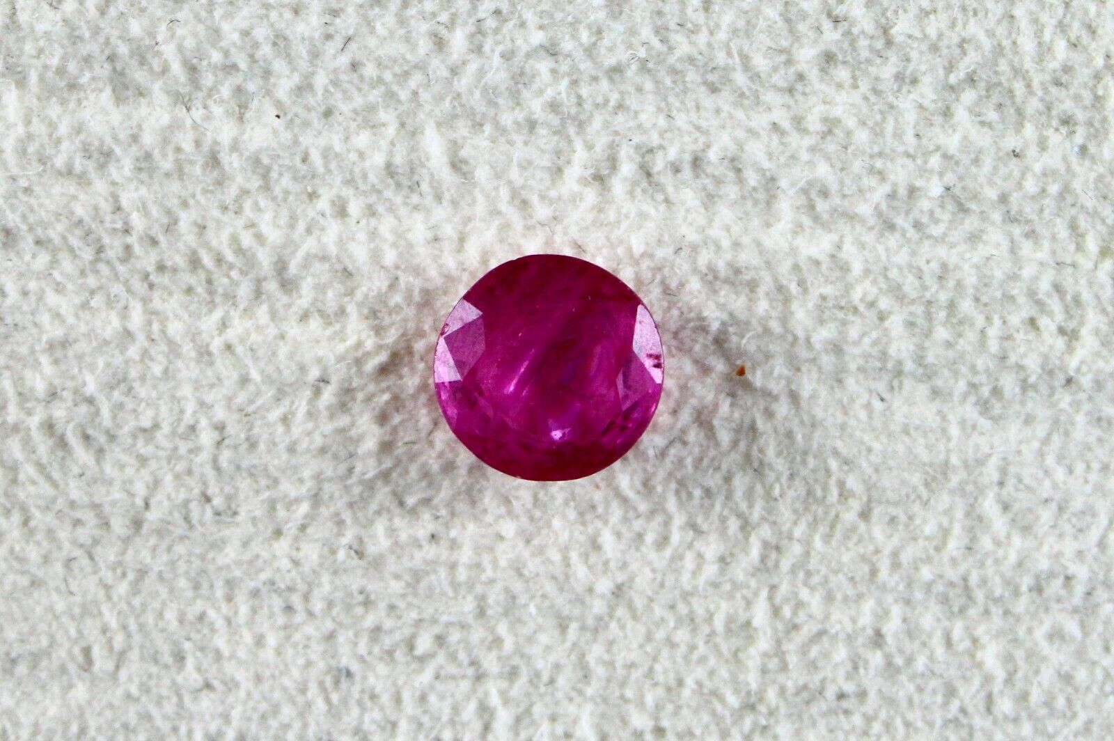 GTL CERTIFIED NATURAL HEATED BURMA RUBY ROUND CUT 1.61 CTS GEMSTONE RING PENDANT