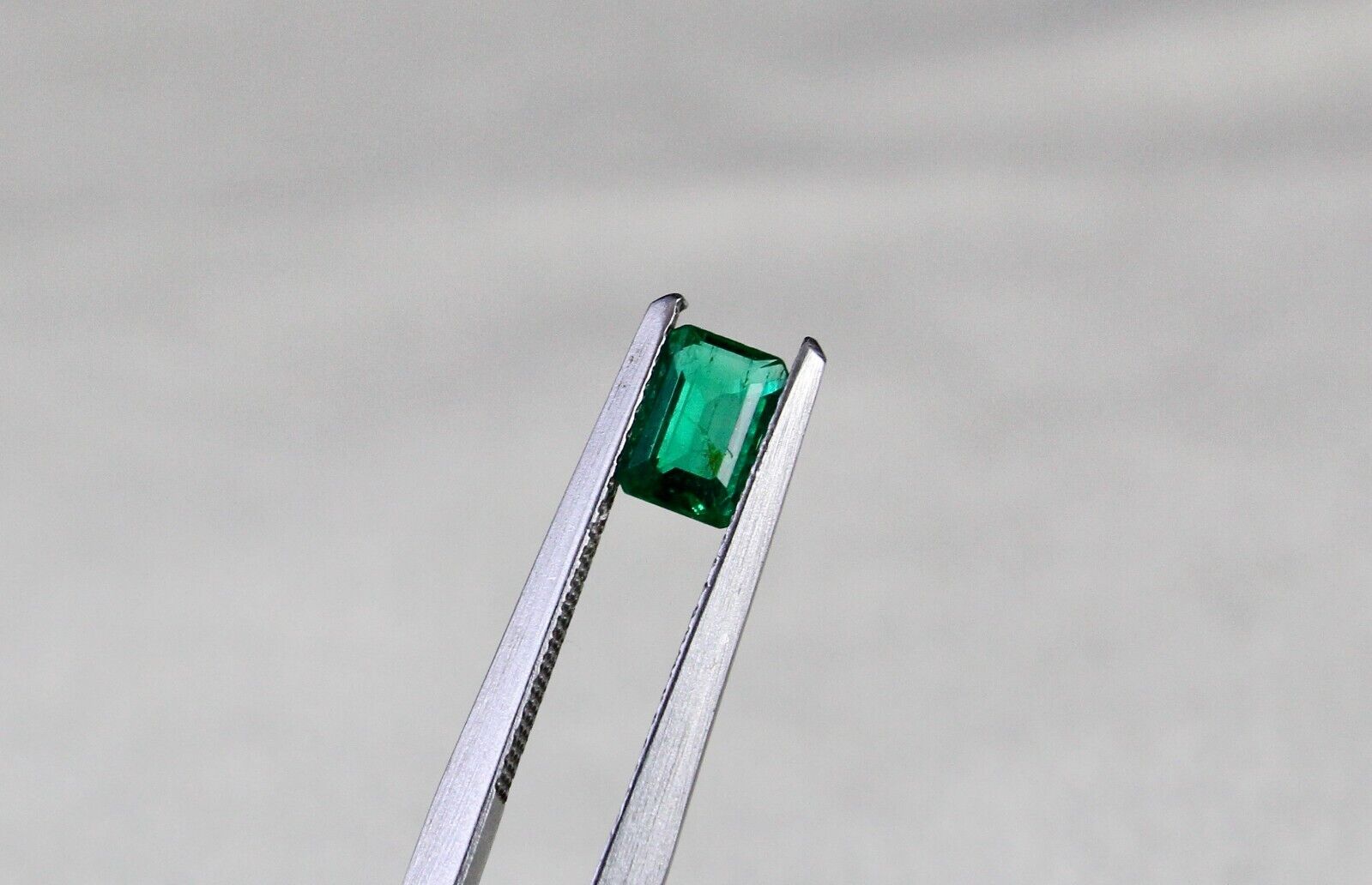 TOP NATURAL EMERALD RECTANGLE CUT 14 PC 6.51 CT ANTIQUE GEMSTONE DESIGN BRACELET