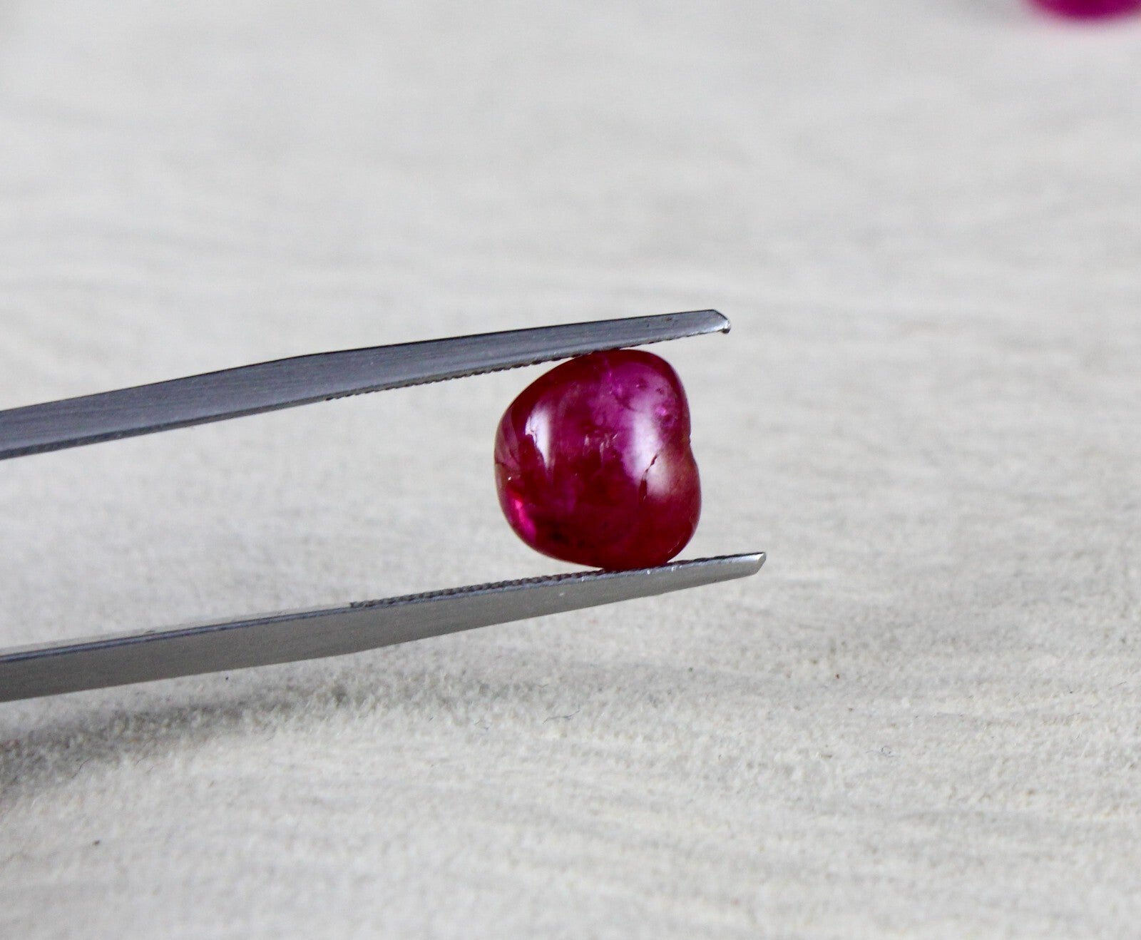 Certified Natural Burmese Ruby 10.48 Ct Fancy Cabochon Gemstone Earring Pair