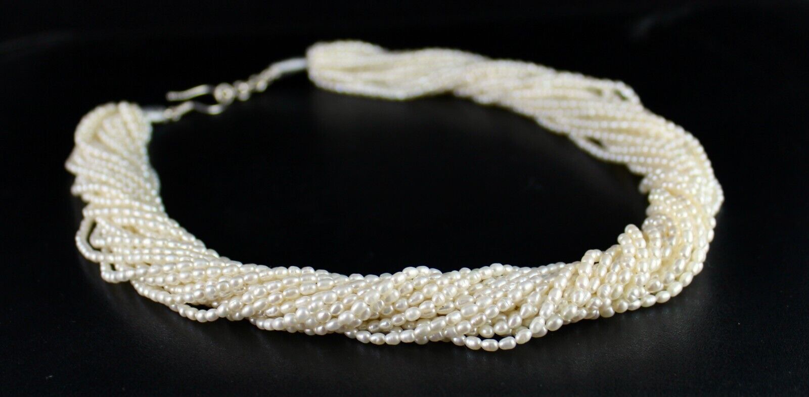 GENUINE FRESH WATER PEARL BEADS LONG 20 L 717 CARATS GEMSTONE FASHION NECKLACE