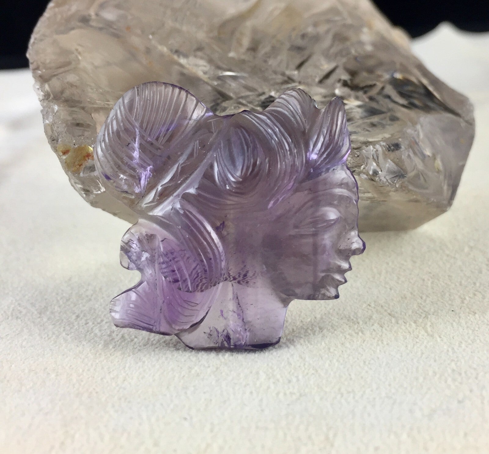 Natural Brazilian Amethyst Pendant 46.50 Ct Gemstone Design For Women