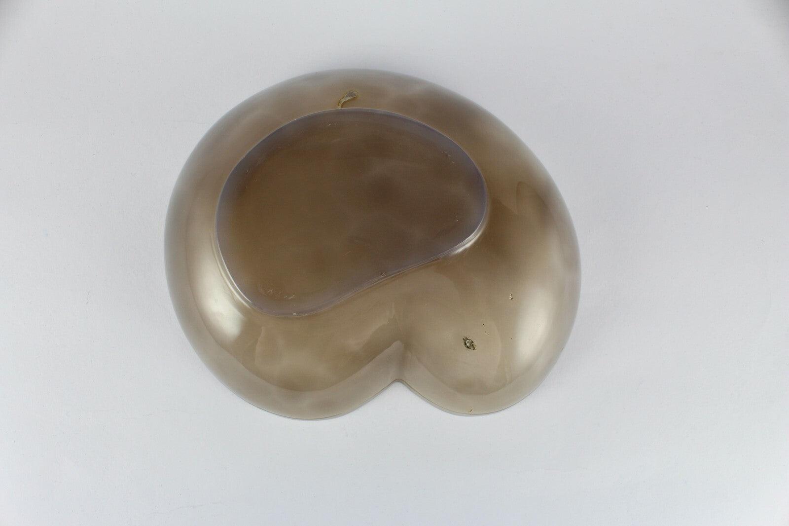 Certified Handcrafted Chalcedony 1683 Ct Carved Designer Bowl Home Decor