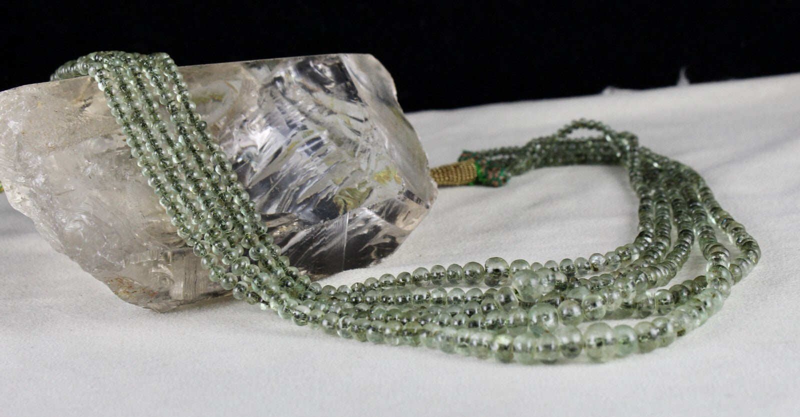 Certified Antique Old Natural Emerald Necklace Beads 5 L 249 Cts Gemstone