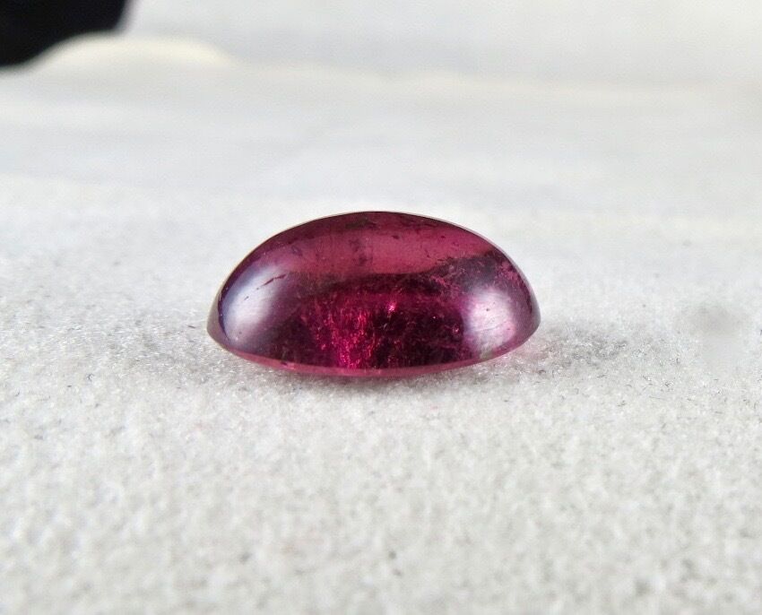Natural Pink Tourmaline Rubellite Oval Cabochon 9.64 Cts Gemstone Ring Pendant