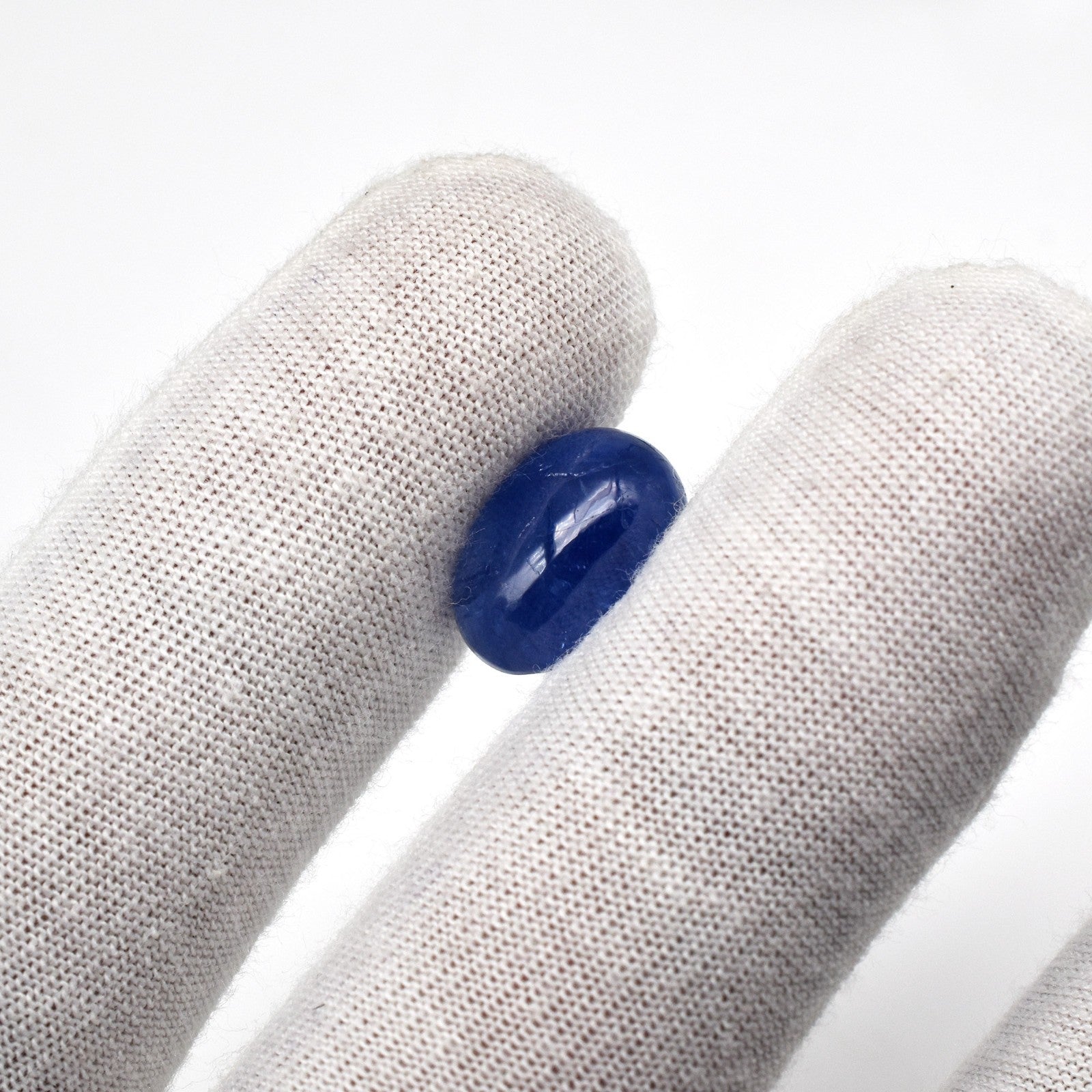 Certified Natural Blue Sapphire Cabochon 9.82 Ct Gemstone Ring Pendant