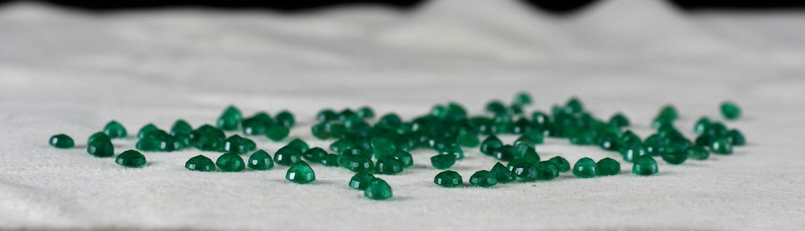 Certified Natural Zambian Emerald 31.25ct Round 3.4-4.00mm Loose Gemstone