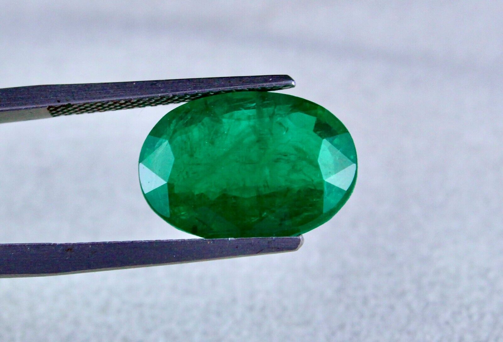 Certified Natural Emerald Oval Cut 15x11mm 7.42 Ct Loose Gemstone Ring Pendant
