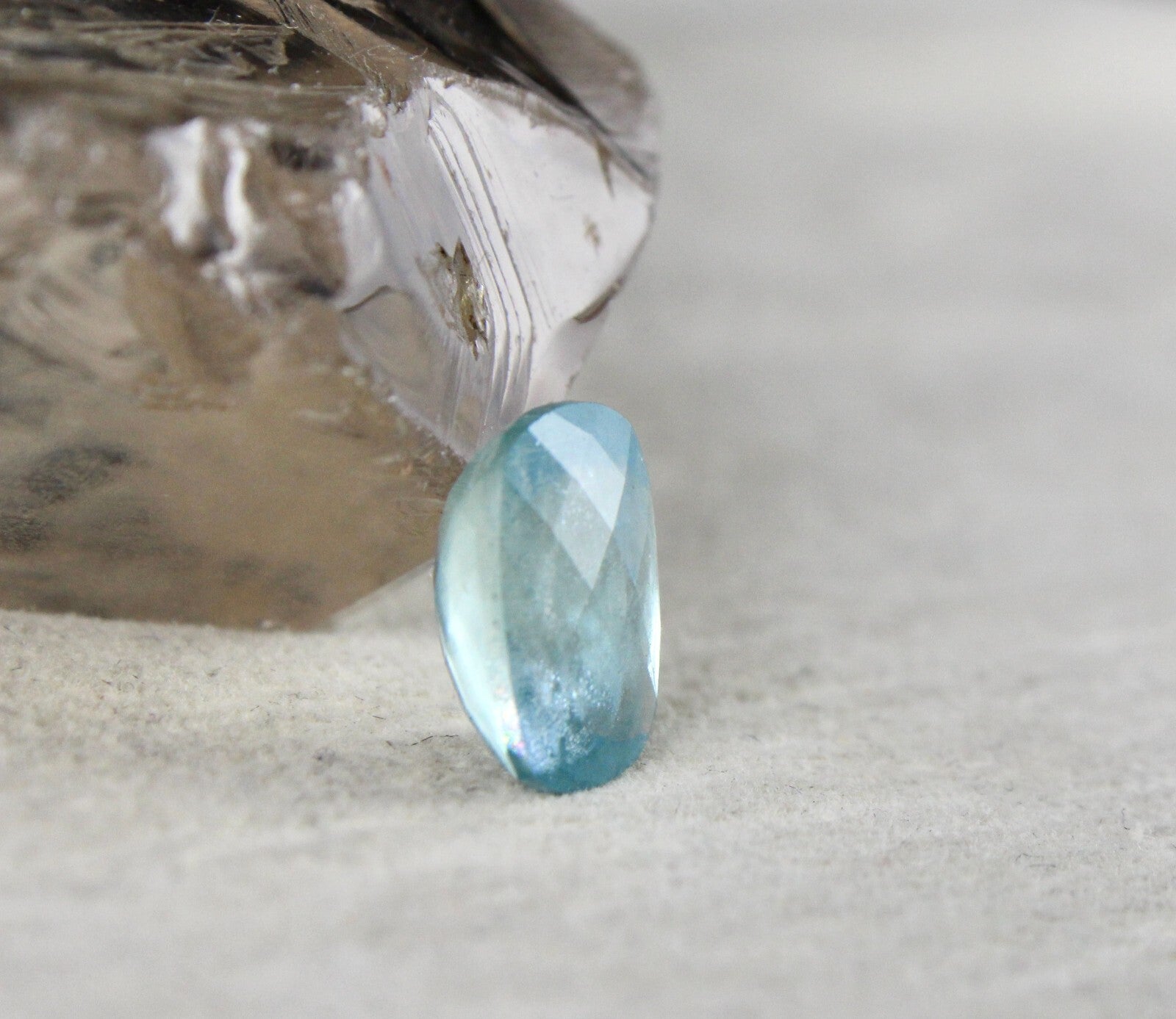 Natural Blue Aquamarine 4.38ct Cushion Cut Gemstone Ring Pendant