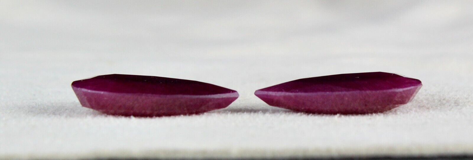 NATURAL UNTREATED RUBY PEAR CUT 2 PCS 36.58 CTS GEMSTONE PAIR DESIGNING EARRING