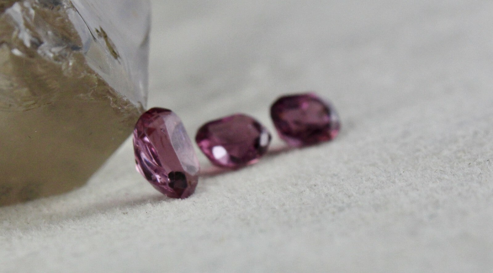 Certified Antique Natural Spinel Old Cushion 3 Pcs 5.08 Cts Gemstone For Ring