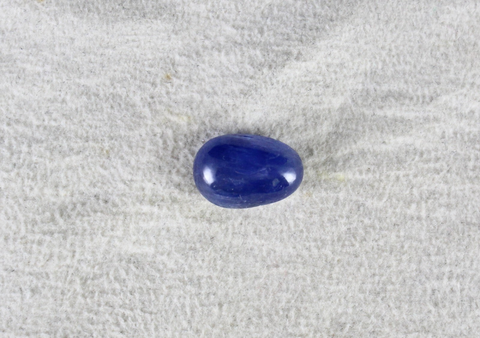Certified 5.72ct Natural Blue Sapphire Oval Cabochon Gemstone Ring Pendant