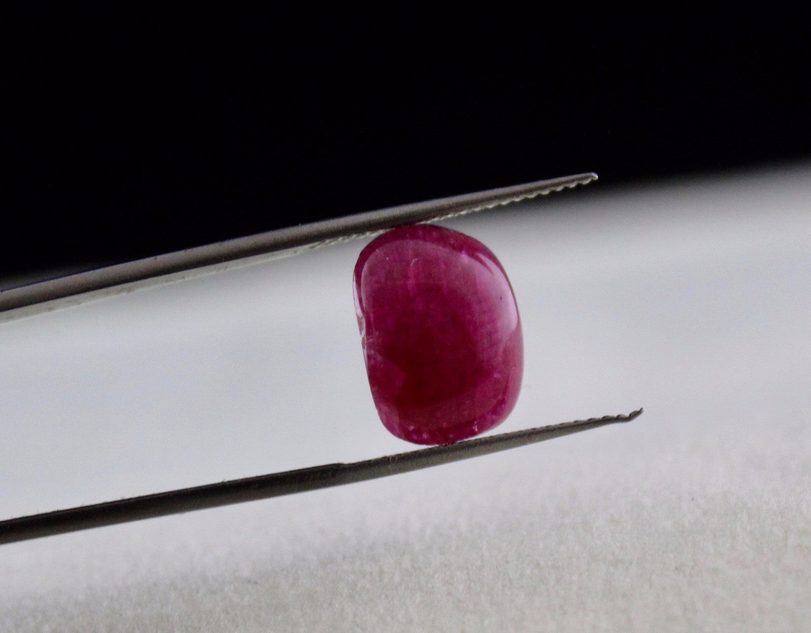 Certified Natural Burma Ruby 8.56 Ct Rectangle Cabochon Gemstone Ring Pendant