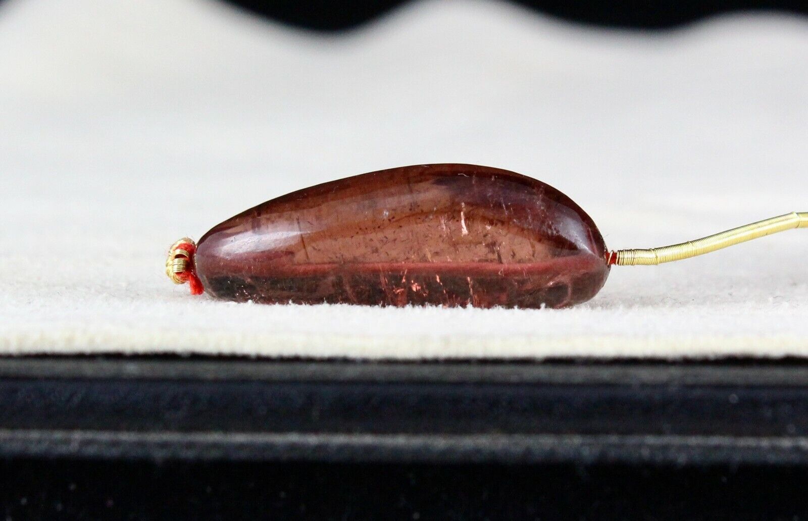 Natural Pink Tourmaline Rubellite Bead Hanging 26 Cts Gemstone Pendant Design