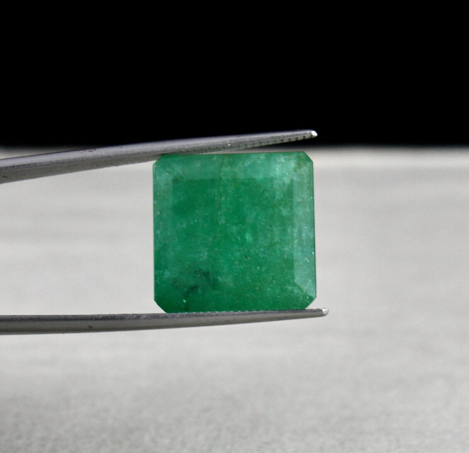 NATURAL UNHEATED EMERALD SQUARE CUT 19.47 CARATS FLAT GEMSTONE FOR RING PENDANT