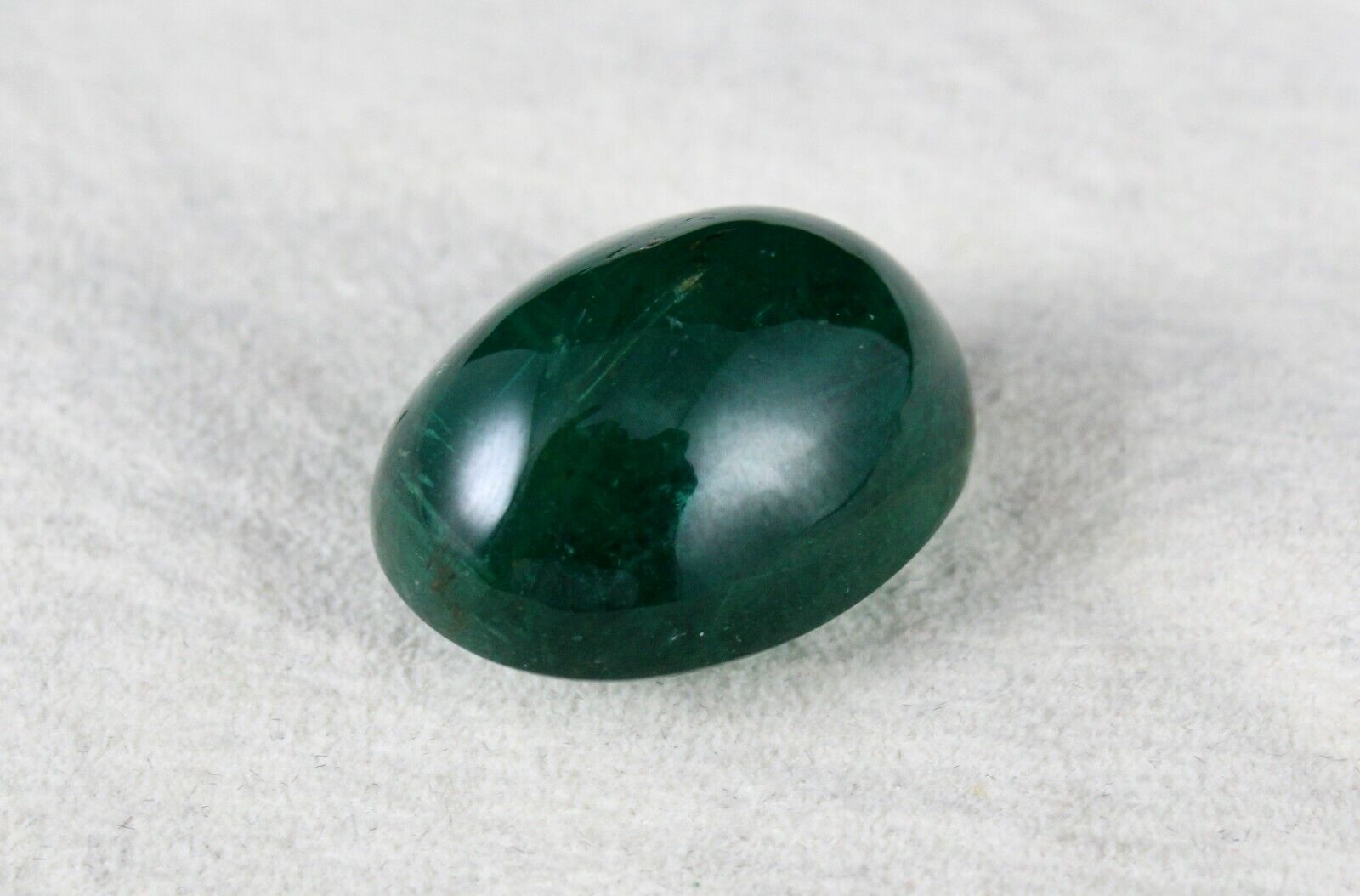 Natural Zambian Emerald Oval Cabochon 38.58 Cts Loose Big Gemstone Ring Pendant