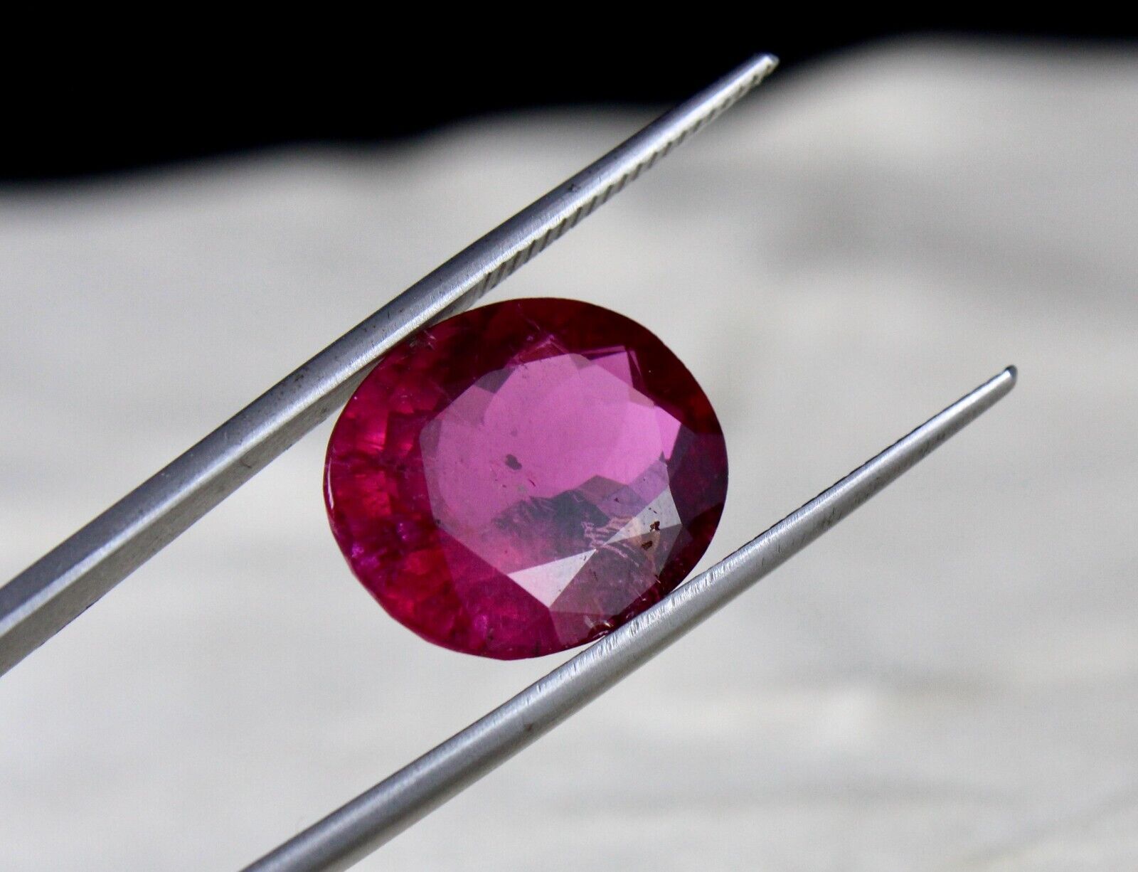 NATURAL PINK TOURMALINE RUBELLITE OVAL CUT 12.81 CARATS GEMSTONE RING PENDANT