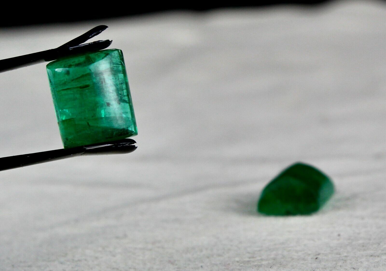 GTL CERTIFIED NATURAL ZAMBIA EMERALD CABOCHON 15.43 CARATS GEMSTONE PAIR EARRING