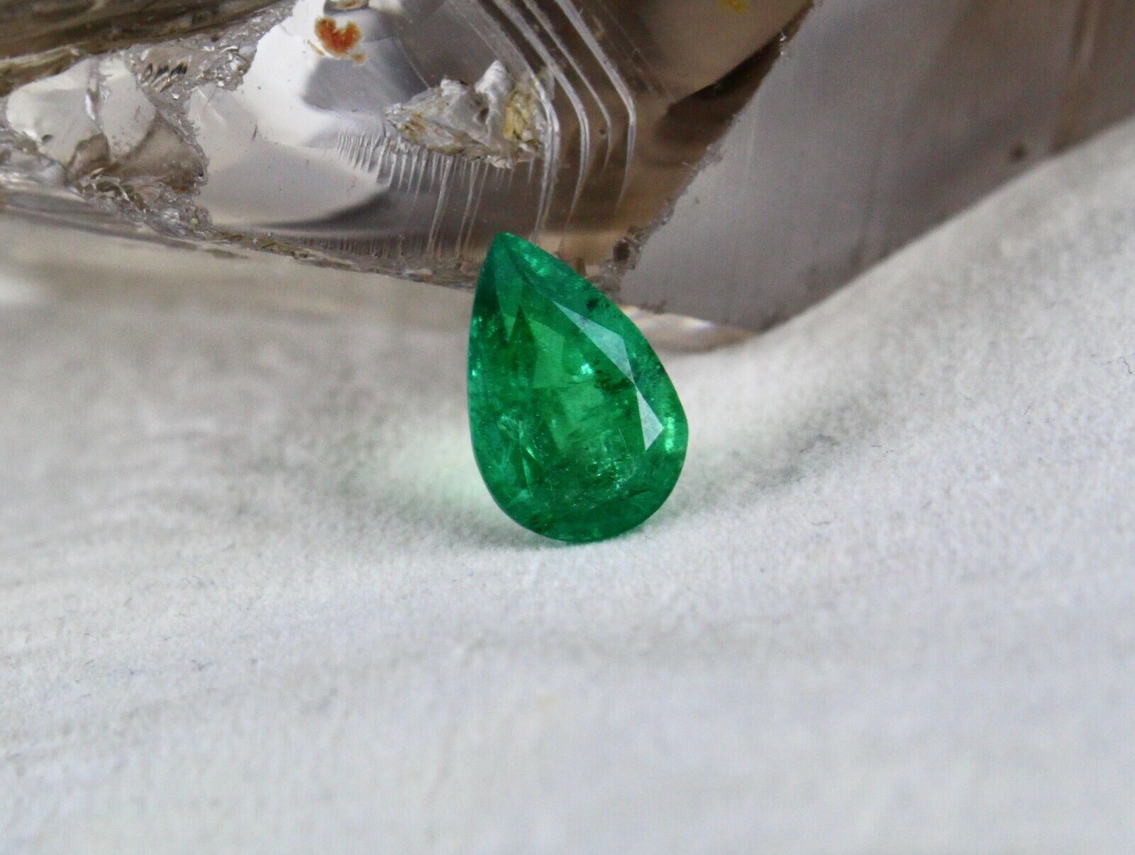 GTL CERTIFIED 11X7MM NATURAL EMERALD PEAR CUT 2.64 CTS GEMSTONE FOR RING PENDANT
