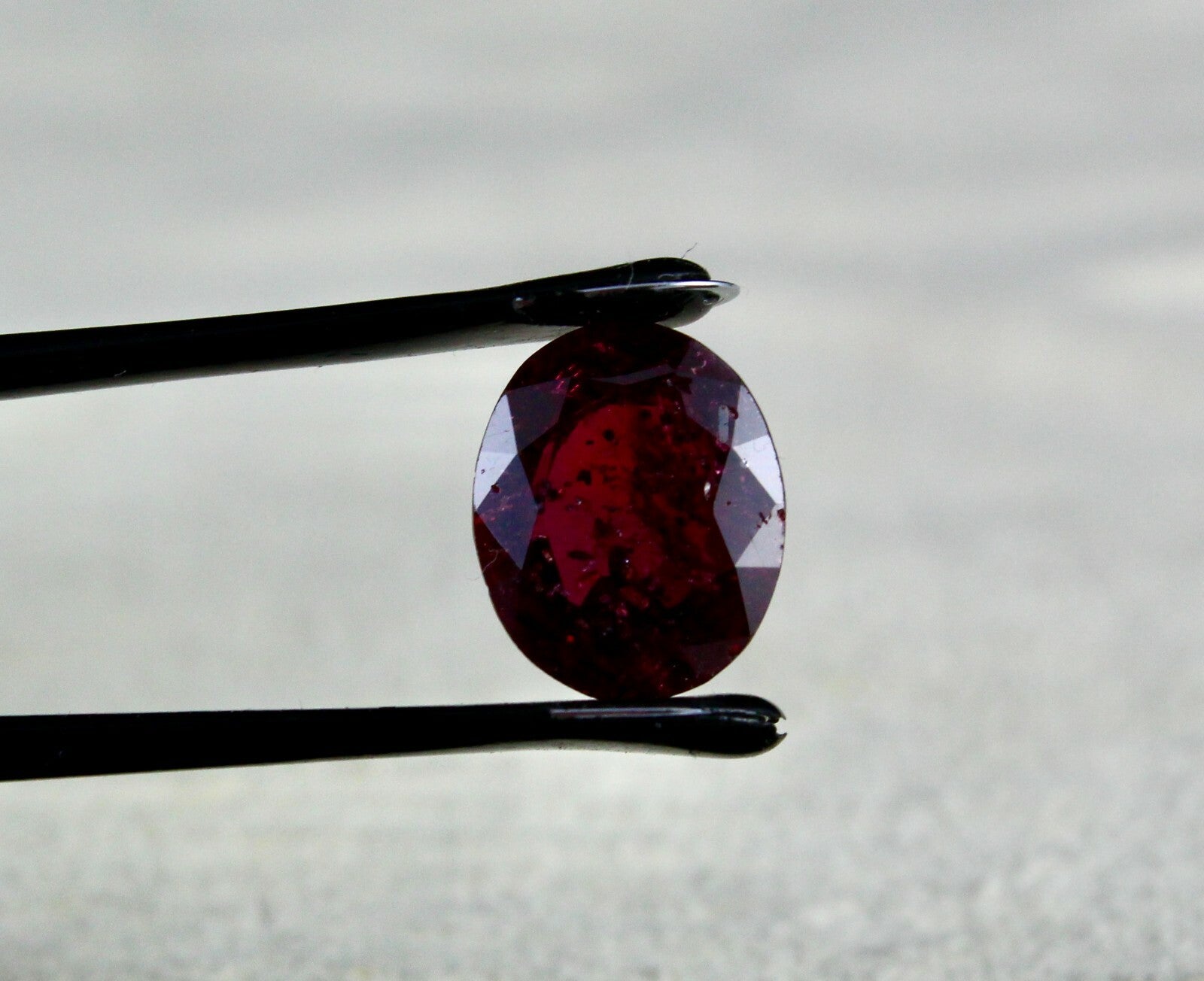 Certified Natural Red Untreated Ruby 5.38ct Oval Astrology Ring Pendant